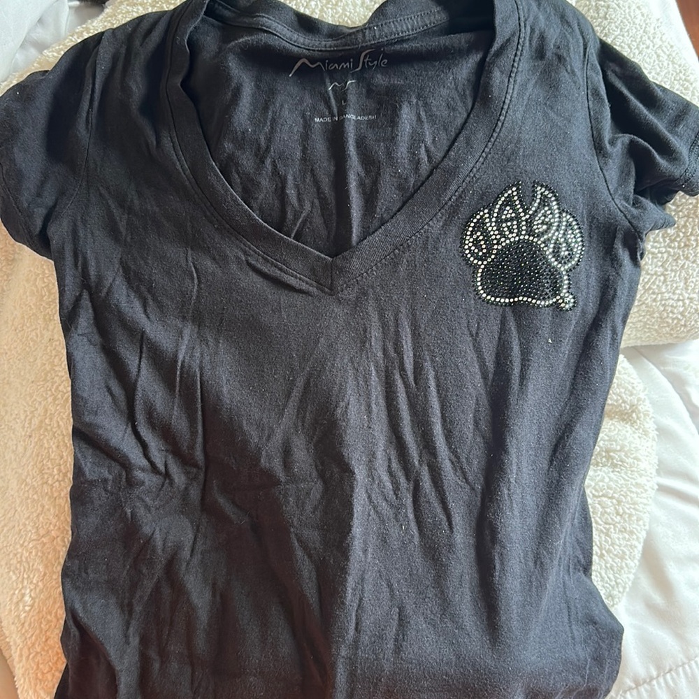 black top gun t shirt